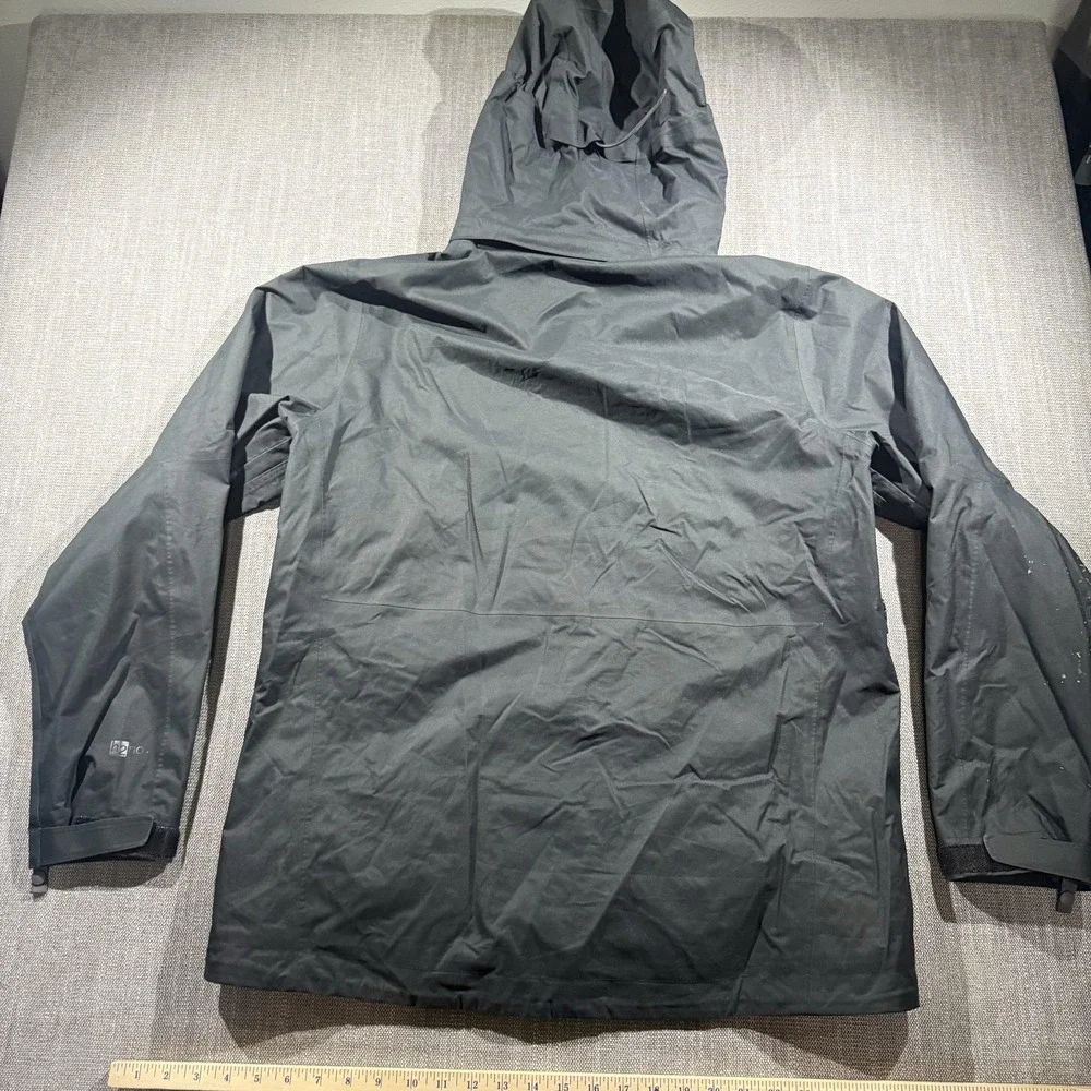 Patagonia H2No Jacket Mens Large Black Hooded Waterproof Ski RECCO Shell